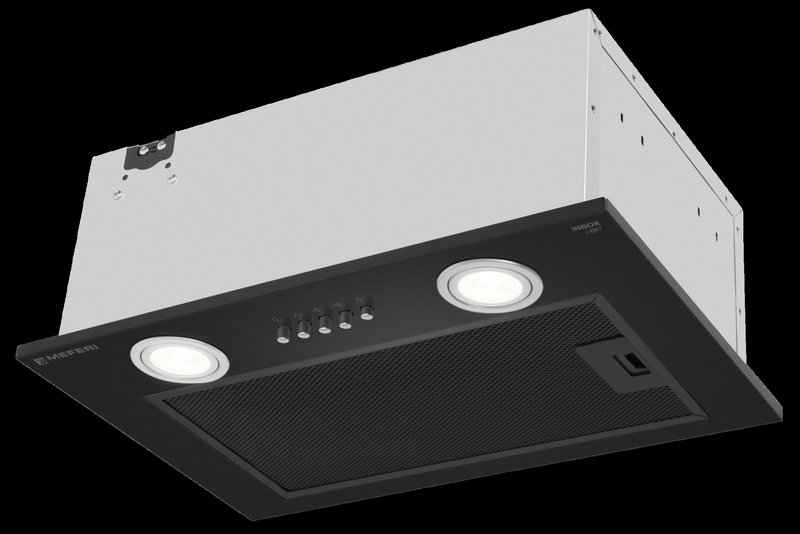 Полновстраиваемая вытяжка Meferi INBOX45BK LIGHT