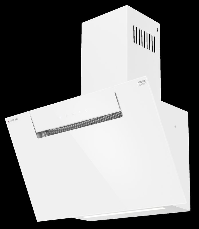 Наклонная пристенная вытяжка Meferi AIRBOX60WH COMFORT