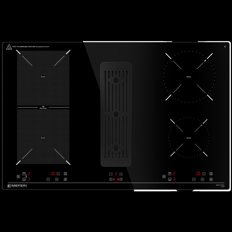 Индукционная варочная панель с вытяжкой Meferi XSMART35IX ULTRA