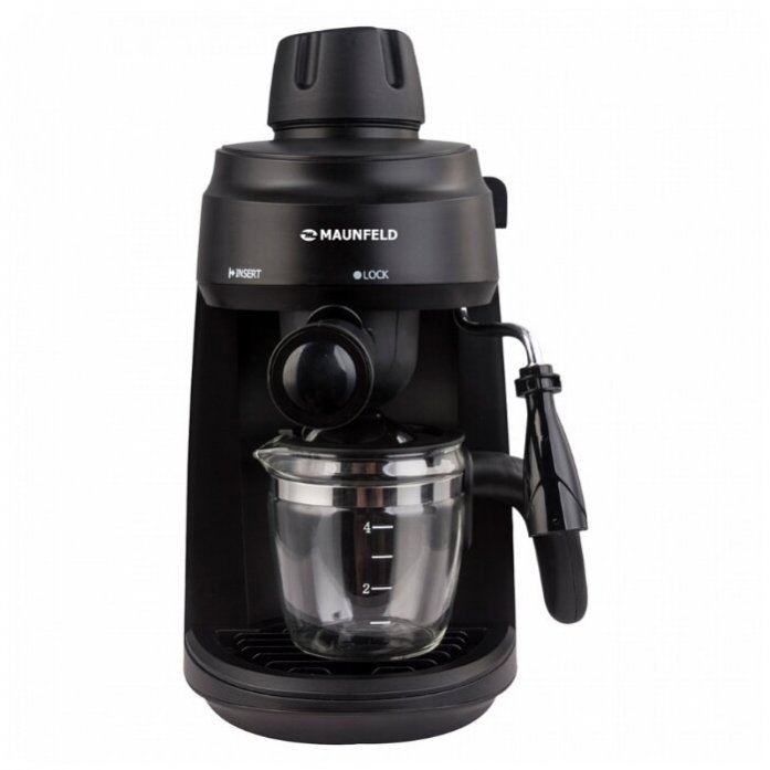 Кофемашина рожкового типа MAUNFELD MF-733BK