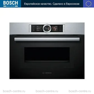 Духовой шкаф Bosch CMG656RS1I электрический, шириной 59.4 см, нержавеющая сталь, EcoClean очистка