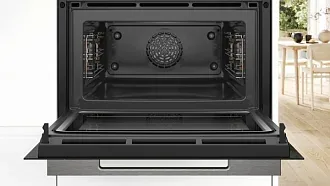 Духовой шкаф Bosch CMG7241B1S электрический, шириной 59.4 см, черный, AquaClean очистка 3