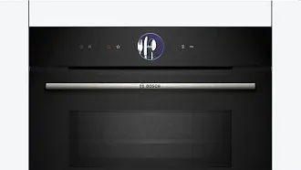 Духовой шкаф Bosch CMG7361B1 электрический, шириной 59.4 см, черный, EcoClean очистка 8