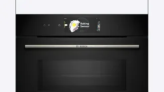 Духовой шкаф Bosch CMG778NB1 электрический, шириной 59.4 см, черный, пиролитическая очистка 8