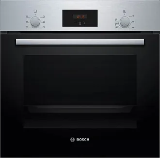 Духовой шкаф Bosch HAF113ES1 электрический, шириной 59.4 см, нержавеющая сталь, традиционная очистка