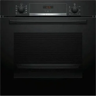 Духовой шкаф Bosch HBA3340B0 электрический, шириной 59.4 см, черный, AquaClean очистка