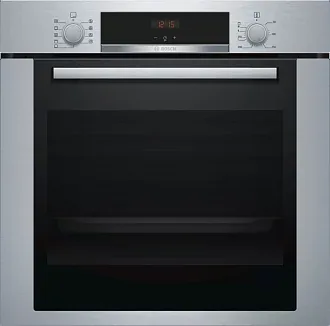 Духовой шкаф Bosch HBA334YS0 электрический, шириной 59.4 см, нержавеющая сталь, EcoClean очистка