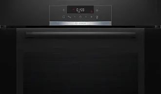 Духовой шкаф Bosch HBA372BB0 электрический, шириной 59.4 см, черный, пиролитическая очистка 8