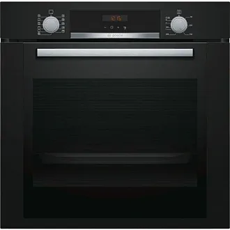 Духовой шкаф Bosch HBA374EB0 электрический, шириной 59.4 см, черный, пиролитическая очистка