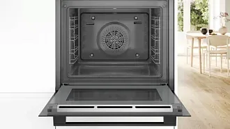 Духовой шкаф Bosch HBA471BB0S электрический, шириной 59.4 см, черный, пиролитическая очистка 8