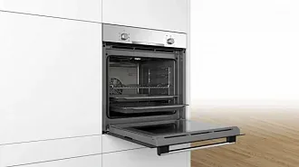 Духовой шкаф Bosch HBA530BS0S электрический, шириной 59.5 см, нержавеющая сталь, EcoClean очистка 7