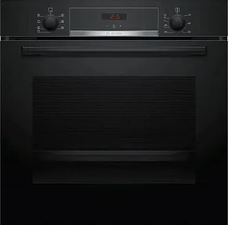 Духовой шкаф Bosch HBA533BB0S электрический, шириной 59.5 см, черный, EcoClean очистка