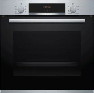 Духовой шкаф Bosch HBA533BS0S электрический, шириной 59.4 см, нержавеющая сталь, EcoClean очистка