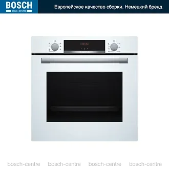 Духовой шкаф Bosch HBA533BW1 электрический, шириной 59.4 см, белый, EcoClean очистка