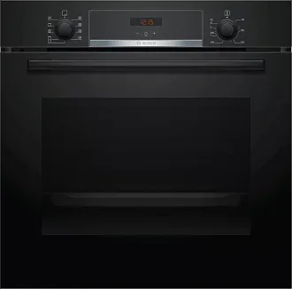 Духовой шкаф Bosch HBA534BB0 электрический, шириной 59.4 см, черный, EcoClean очистка