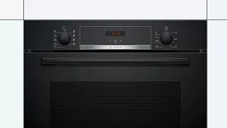 Духовой шкаф Bosch HBA534BB0 электрический, шириной 59.4 см, черный, EcoClean очистка 3