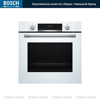 Духовой шкаф Bosch HBA534BW0 электрический, шириной 59.4 см, белый, EcoClean очистка