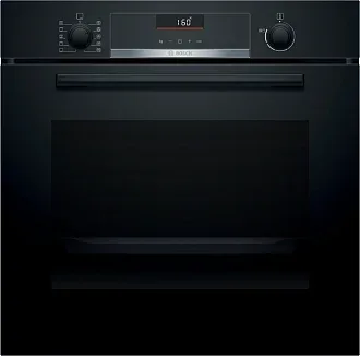 Духовой шкаф Bosch HBA5360B0 электрический, шириной 59.4 см, черный, EcoClean очистка 6