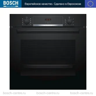 Духовой шкаф Bosch HBA553BA0 электрический, шириной 59.4 см, черный, EcoClean очистка