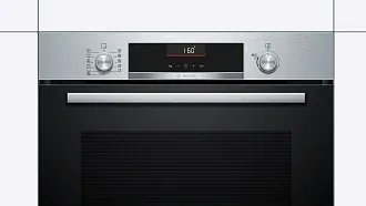 Духовой шкаф Bosch HBA5560S0 электрический, шириной 59.4 см, нержавеющая сталь, EcoClean очистка 8