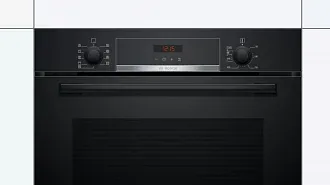 Духовой шкаф Bosch HBA573BB1 #MN_CONNECTTYPE#, шириной 59.4 см, черный, пиролитическая очистка 7