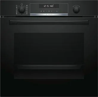 Духовой шкаф Bosch HBA578BB0 электрический, шириной 59.4 см, черный, пиролитическая очистка 6
