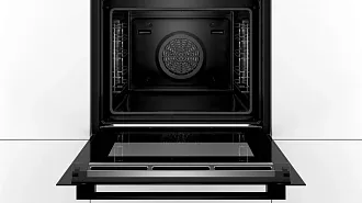 Духовой шкаф Bosch HBC 872DC1S электрический, шириной 59.4 см, черный, пиролитическая очистка 3
