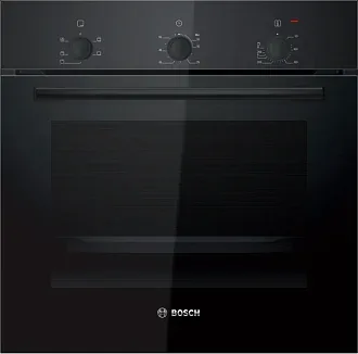 Духовой шкаф Bosch HBF011BA1T электрический, шириной 59.4 см, черный, традиционная очистка 8