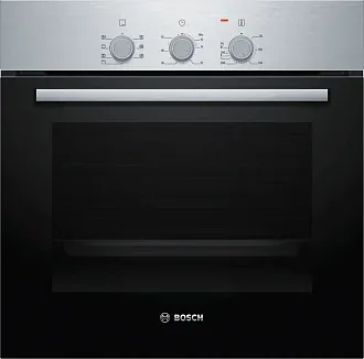 Духовой шкаф Bosch HBF011BR0T электрический, шириной 59.4 см, нержавеющая сталь, традиционная очистка 8