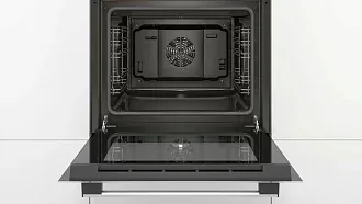 Духовой шкаф Bosch HBF011BV0Q электрический, шириной 59.4 см, белый, традиционная очистка 8