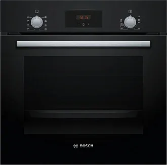 Духовой шкаф Bosch HBF113BA0Q электрический, шириной 59.4 см, черный, AquaClean очистка 6