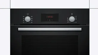 Духовой шкаф Bosch HBF113BA0Q электрический, шириной 59.4 см, черный, AquaClean очистка 8