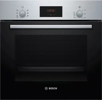 Духовой шкаф Bosch HBF113BR1S электрический, шириной 59.4 см, нержавеющая сталь, традиционная очистка 6