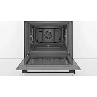 Духовой шкаф Bosch HBF113BR1S электрический, шириной 59.4 см, нержавеющая сталь, традиционная очистка 8