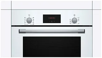 Духовой шкаф Bosch HBF113BV1S #MN_CONNECTTYPE#, шириной 59.4 см, белый, традиционная очистка 7