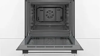 Духовой шкаф Bosch HBF114BS1 электрический, шириной 59.4 см, нержавеющая сталь, AquaClean очистка 8
