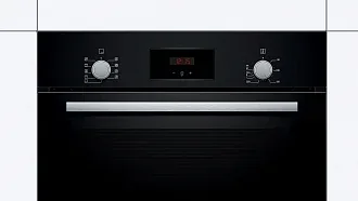 Духовой шкаф Bosch HBF114EB0R электрический, шириной 59.4 см, черный, традиционная очистка 8