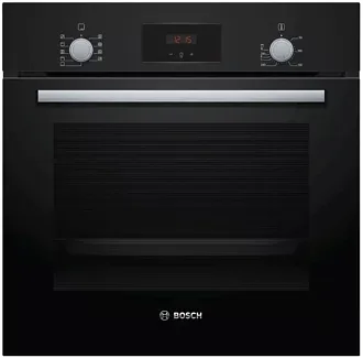 Духовой шкаф Bosch HBF114EB1R электрический, шириной 59.4 см, черный, традиционная очистка 6