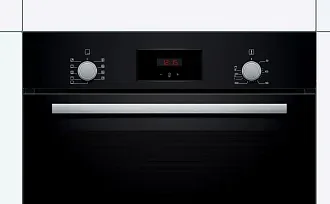 Духовой шкаф Bosch HBF114EB1R электрический, шириной 59.4 см, черный, традиционная очистка 7