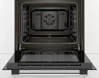 Духовой шкаф Bosch HBF114ER0R электрический, шириной 59.4 см, нержавеющая сталь, традиционная очистка 7