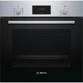 Духовой шкаф Bosch HBF114ES0 электрический, шириной 59.4 см, нержавеющая сталь, AquaClean очистка 8