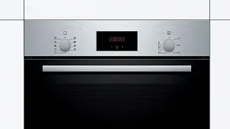 Духовой шкаф Bosch HBF114ES0R электрический, шириной 59.4 см, нержавеющая сталь, AquaClean очистка 8