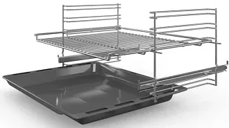 Духовой шкаф Bosch HBF114ES1R электрический, шириной 59.4 см, нержавеющая сталь, традиционная очистка 5