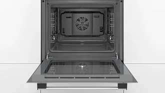 Духовой шкаф Bosch HBF114EW0R электрический, шириной 59.4 см, белый, традиционная очистка 2