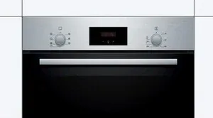 Духовой шкаф Bosch HBF133BR0 электрический, шириной 59.4 см, нержавеющая сталь, AquaClean очистка 8