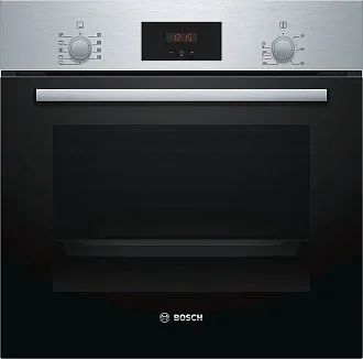 Духовой шкаф Bosch HBF134ER0R электрический, шириной 59.4 см, нержавеющая сталь, EcoClean очистка