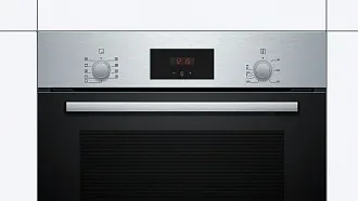 Духовой шкаф Bosch HBF134ER0R электрический, шириной 59.4 см, нержавеющая сталь, EcoClean очистка 3