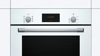 Духовой шкаф Bosch HBF134EV0R электрический, шириной 59.4 см, белый, EcoClean очистка 8