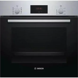 Духовой шкаф Bosch HBF134YS1 электрический, шириной 59.4 см, нержавеющая сталь, EcoClean очистка