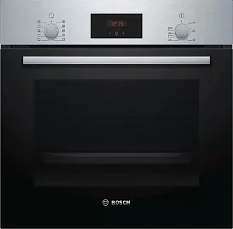 Духовой шкаф Bosch HBF154YS0 электрический, шириной 59.4 см, нержавеющая сталь, традиционная очистка 6